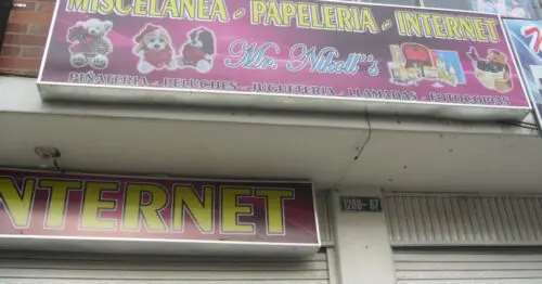 MISCELANEA  PAPELERIA  INTERNET MR NIKOLLS BOGOTÁ